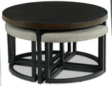 Yukon Coffee Table with Stools from Steve Silver - Luna Furniture