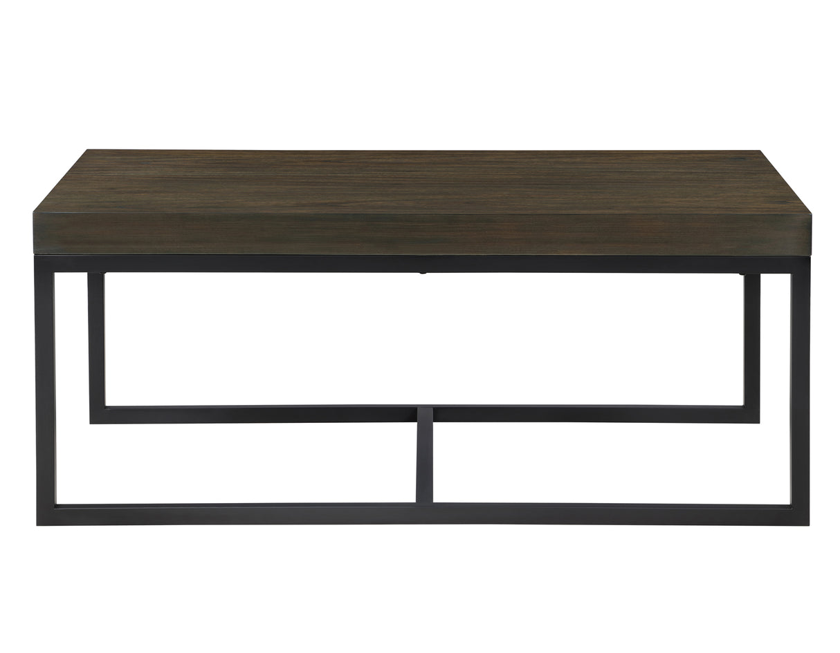 Yukon Rectangular Nesting Coffee Table with 2 Stools from Steve Silver - Luna Furniture