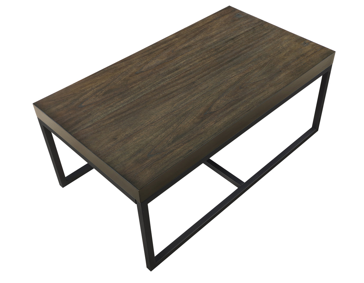 Yukon Rectangular Nesting Coffee Table with 2 Stools from Steve Silver - Luna Furniture