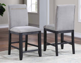 Yves 24″ Counter Stool, Grey Upholstered, Set of 2 - YS500CCG