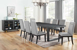 Yves 5 Piece Dining Set (Table & 4 Grey Performance Side Chairs) - SET | YS500TT | YS500TL | YS500SG(4)