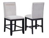 Yves 6-Piece Storage Counter Dining Set(Table, Bench & 4 Counter Chairs) from Steve Silver - Luna Furniture