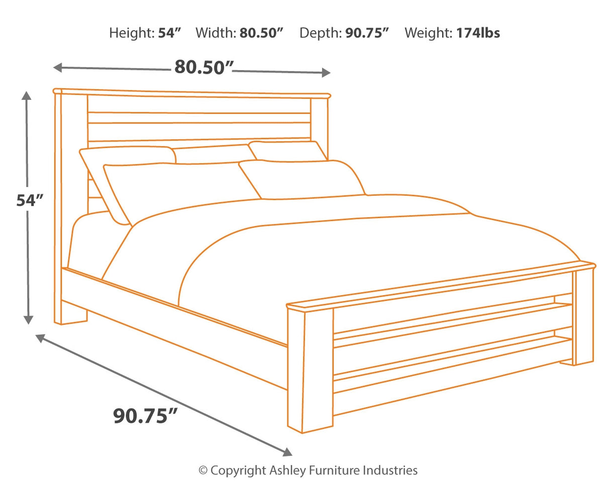 Zelen King Panel Bed with Mirrored Dresser, Chest and 2 Nightstands in Warm Gray - PKG003981