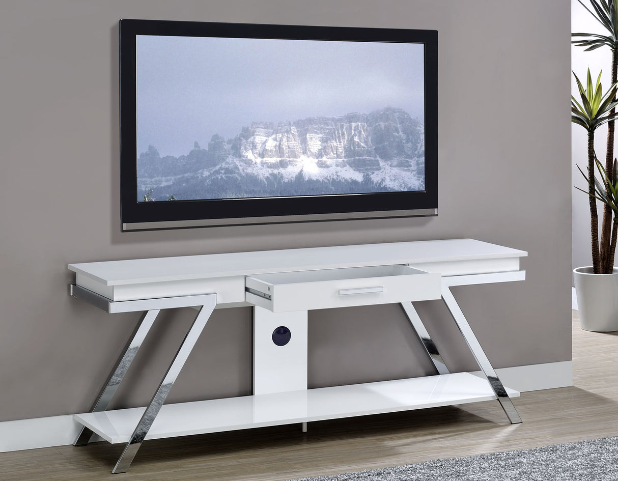 Zena TV Stand with Drawer - ZN300WTV