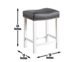 Zermatt 24″ Backless Counter Stool, Set of 2 - ZR380CS