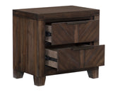 Parnel Rustic Cherry Panel Bedroom Set