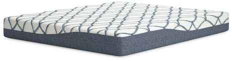 10 Inch Chime Elite 2.0 White/Blue California King Mattress from Ashley - Luna Furniture