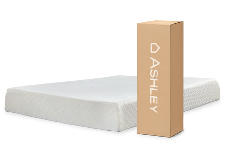 10 Inch Chime Memory Foam White California King Mattress in a Box - M69951 - Luna Furniture