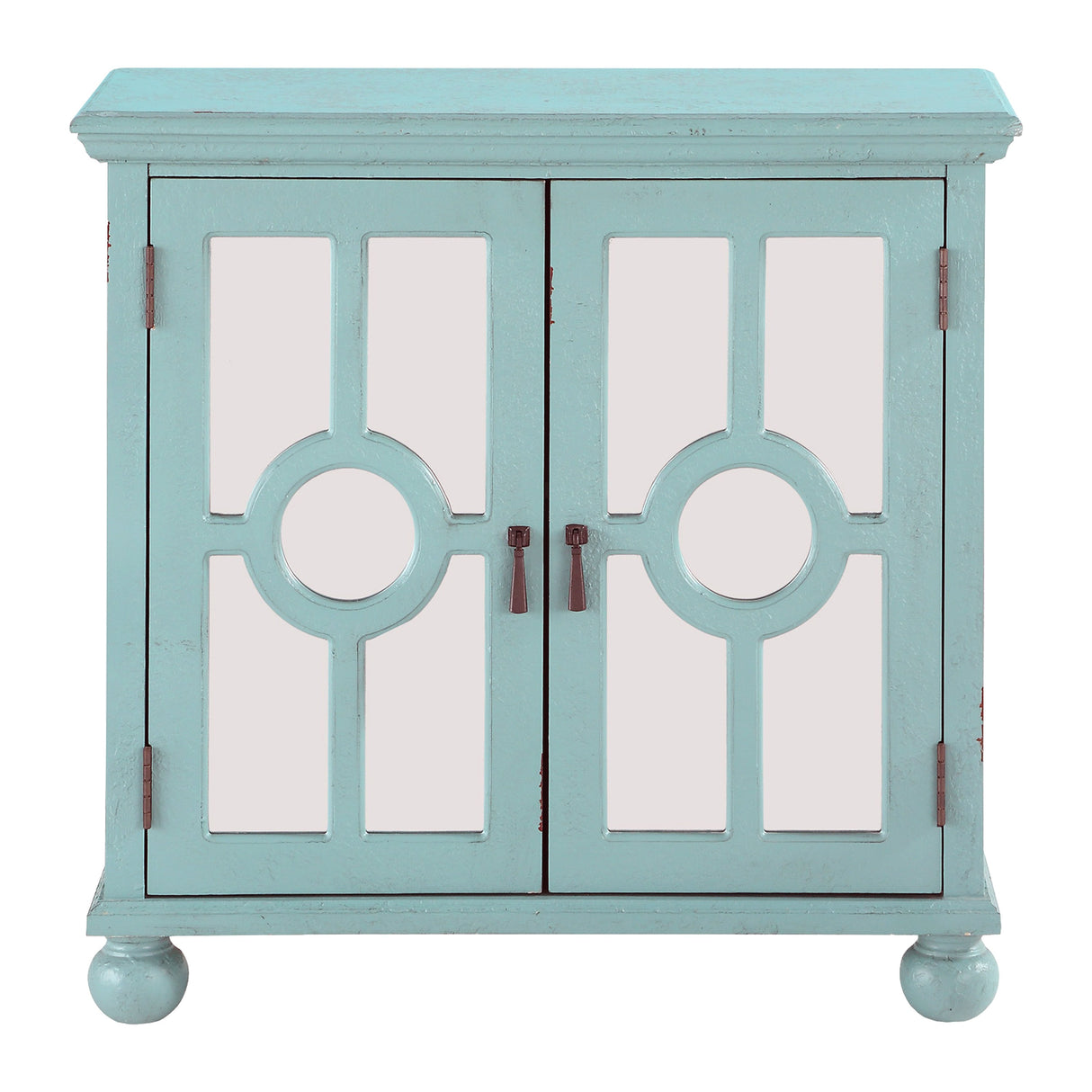 Poppy Antique Aqua Accent Chest from Homelegance - Luna Furniture