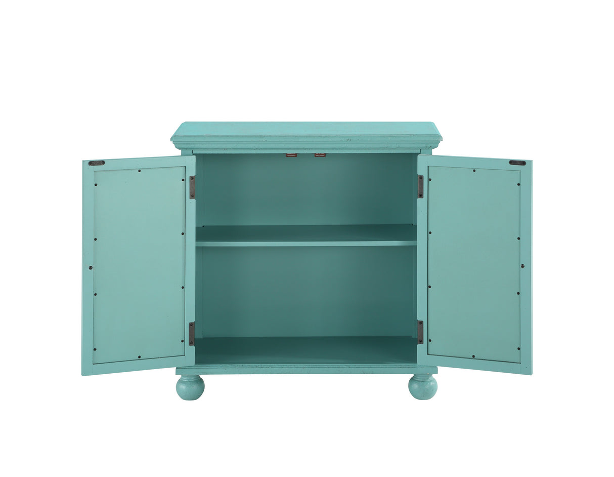 Poppy Antique Aqua Accent Chest from Homelegance - Luna Furniture