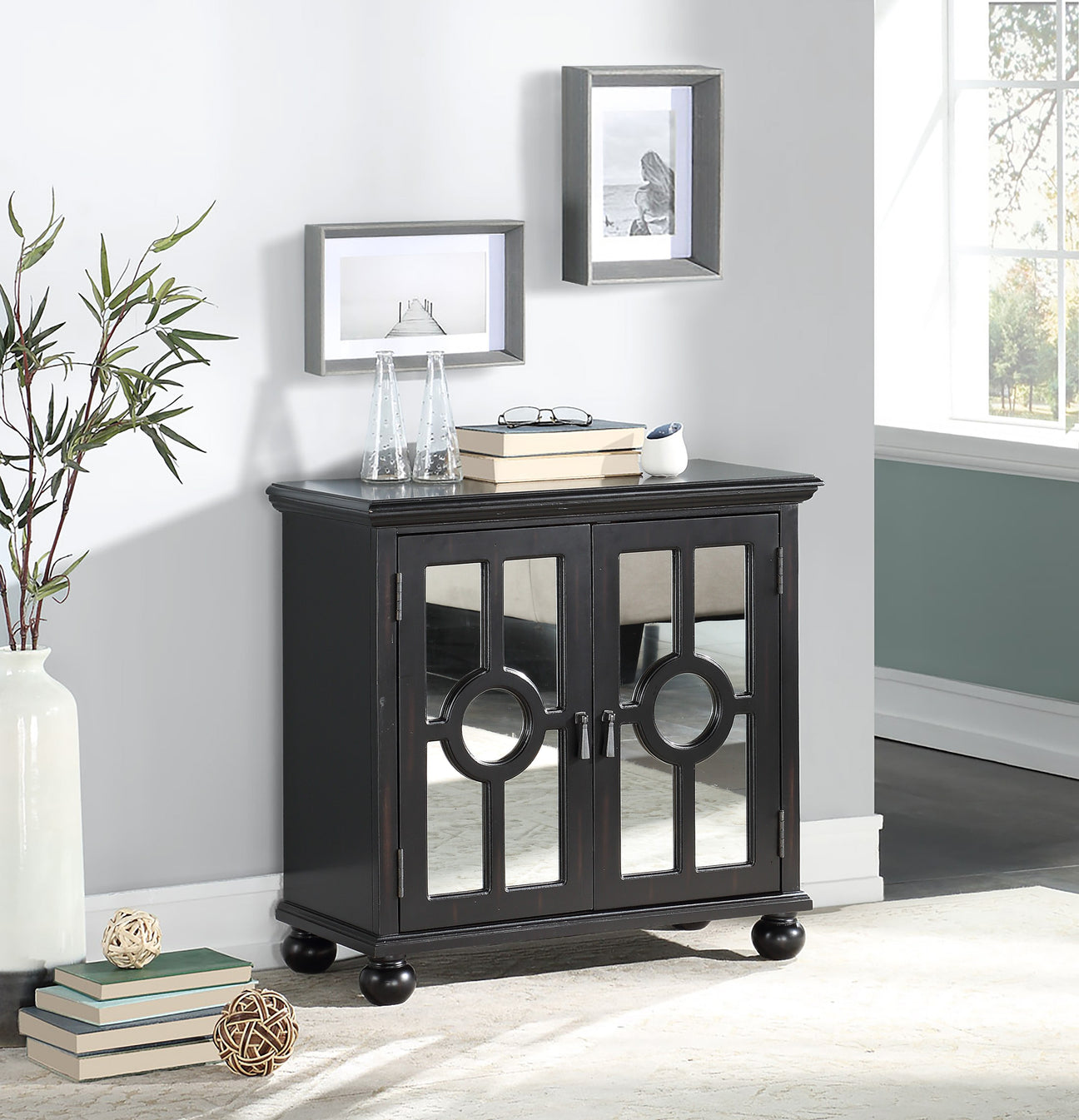 Poppy Antique Black Accent Chest from Homelegance - Luna Furniture