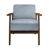 August Blue Gray Accent Chair from Homelegance - Luna Furniture