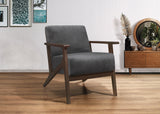 August Dark Gray Accent Chair from Homelegance - Luna Furniture