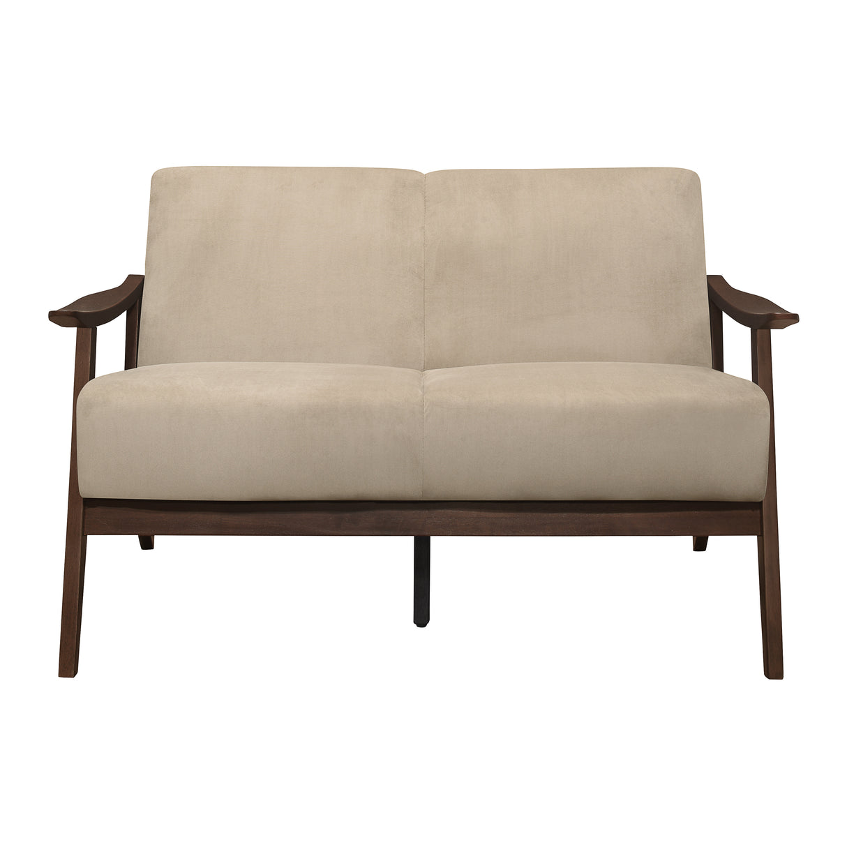 Carlson Brown Loveseat from Homelegance - Luna Furniture