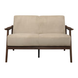 Carlson Brown Loveseat from Homelegance - Luna Furniture