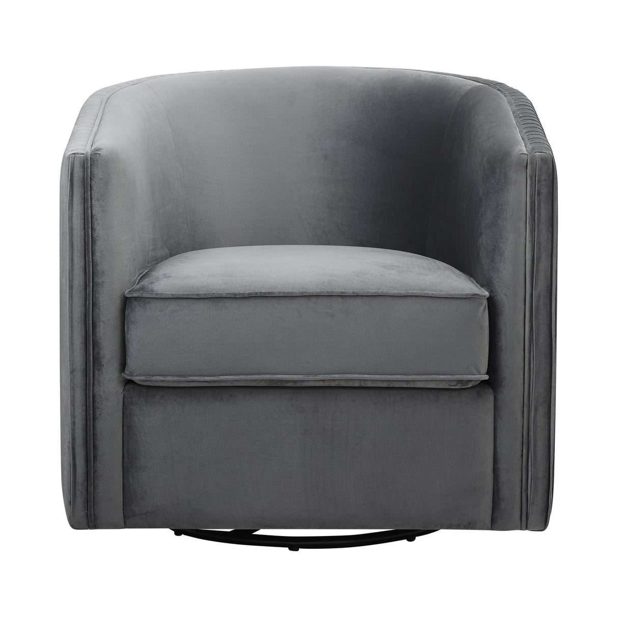 Cecily Gray Swivel Chair from Homelegance - Luna Furniture