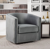 Cecily Gray Swivel Chair from Homelegance - Luna Furniture