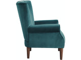 Urielle Teal Velvet Accent Chair -  Homelegance - Luna Furniture