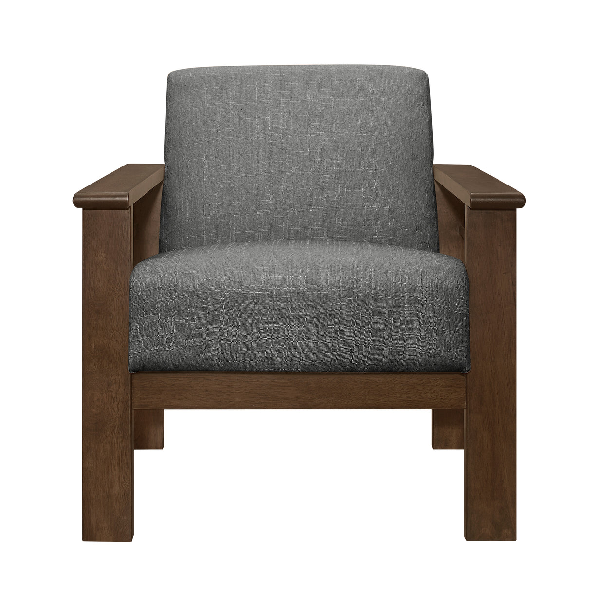 1048GY-1 Accent Chair with Storage Arms - Luna Furniture