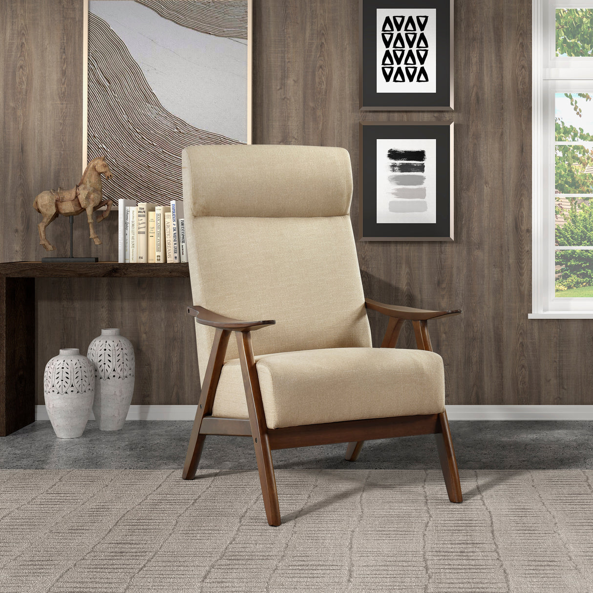 1077BR-1 Accent Chair - Luna Furniture