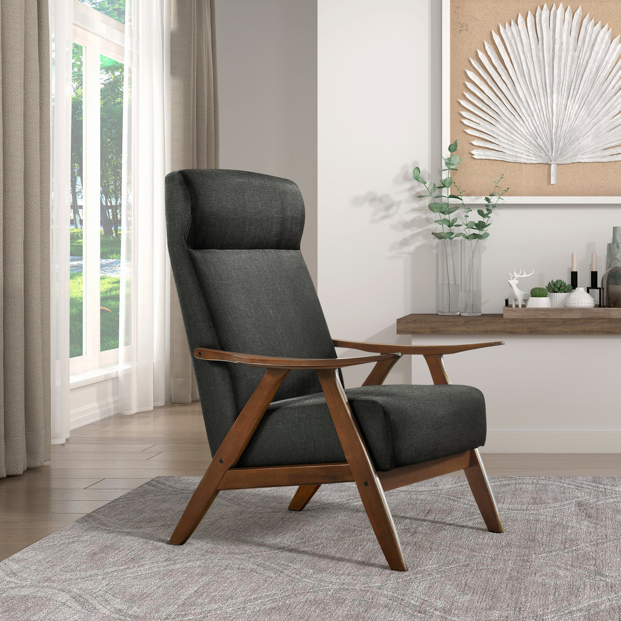 1077DG-1 Accent Chair - Luna Furniture