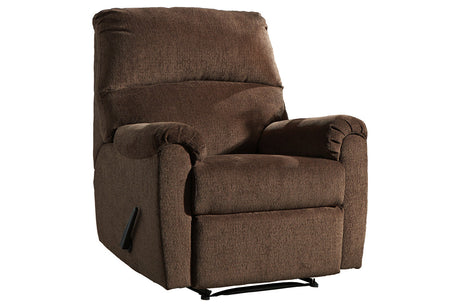 Nerviano Chocolate Recliner from Ashley - Luna Furniture