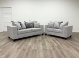 Monroe Dove Sofa & Loveseat -  - Luna Furniture