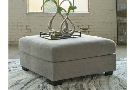 Keener Ash Oversized Accent Ottoman from Ashley - Luna Furniture