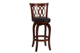 Shapel Dark Cherry Swivel Pub Height Chair from Homelegance - Luna Furniture