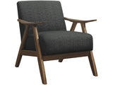 Damala Dark Gray Accent Chair -  Homelegance - Luna Furniture