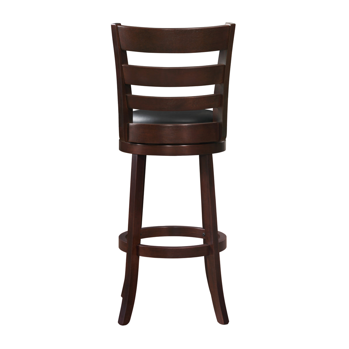 Edmond Dark Cherry Swivel Pub Height Chair from Homelegance - Luna Furniture