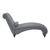 Bonne Gray Chaise from Homelegance - Luna Furniture