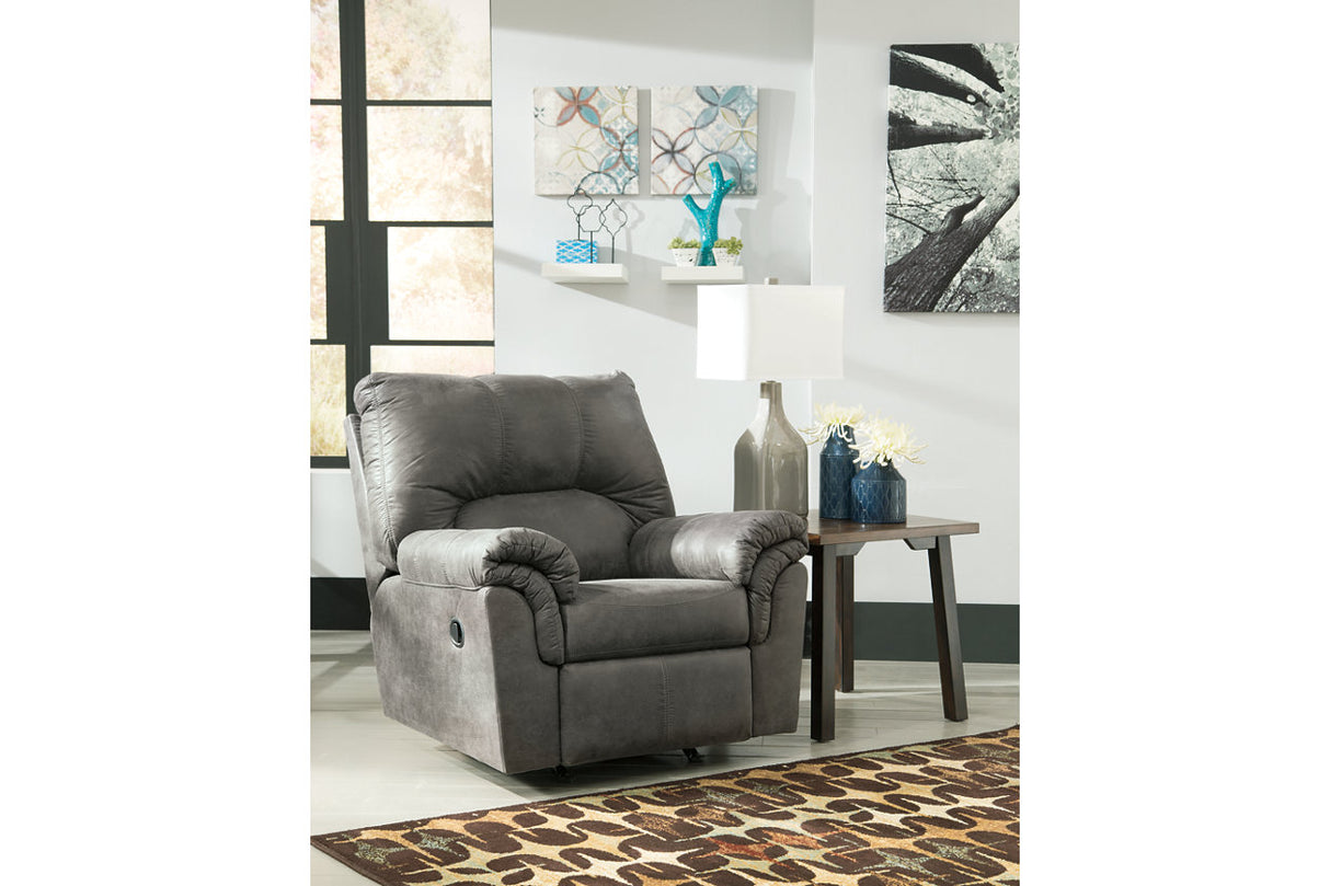 Bladen Slate Recliner - Ashley - Luna Furniture