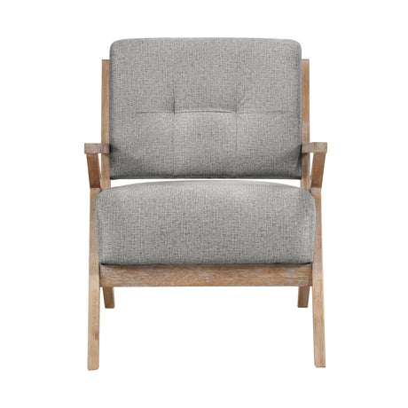 Ollen Gray Accent Chair from Homelegance - Luna Furniture