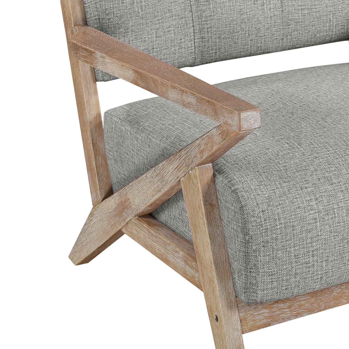 Ollen Gray Accent Chair from Homelegance - Luna Furniture