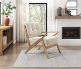 Ollen Sand Accent Chair from Homelegance - Luna Furniture