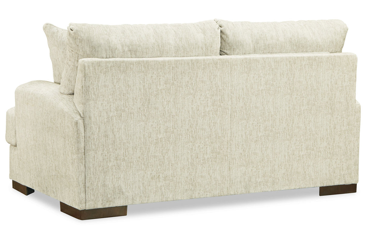 Caretti Parchment Loveseat from Ashley - Luna Furniture