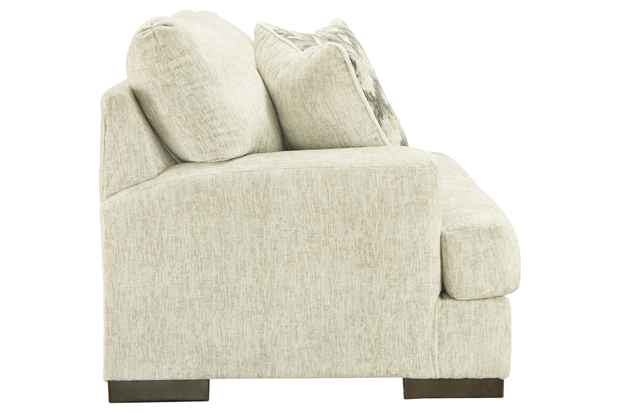 Caretti Parchment Loveseat from Ashley - Luna Furniture