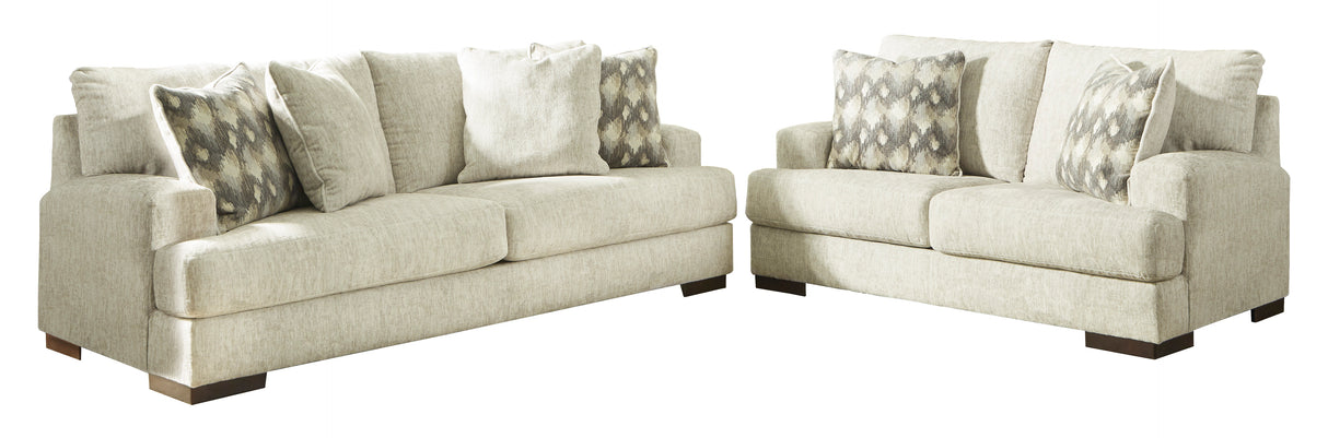 Caretti Parchment Living Room Set from Ashley - Luna Furniture