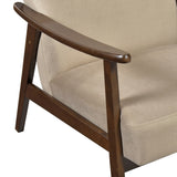 Landers Light Brown Velvet Accent Chair from Homelegance - Luna Furniture