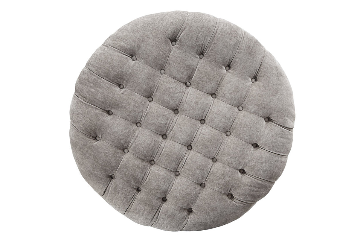 Carnaby Dove Oversized Accent Ottoman from Ashley - Luna Furniture