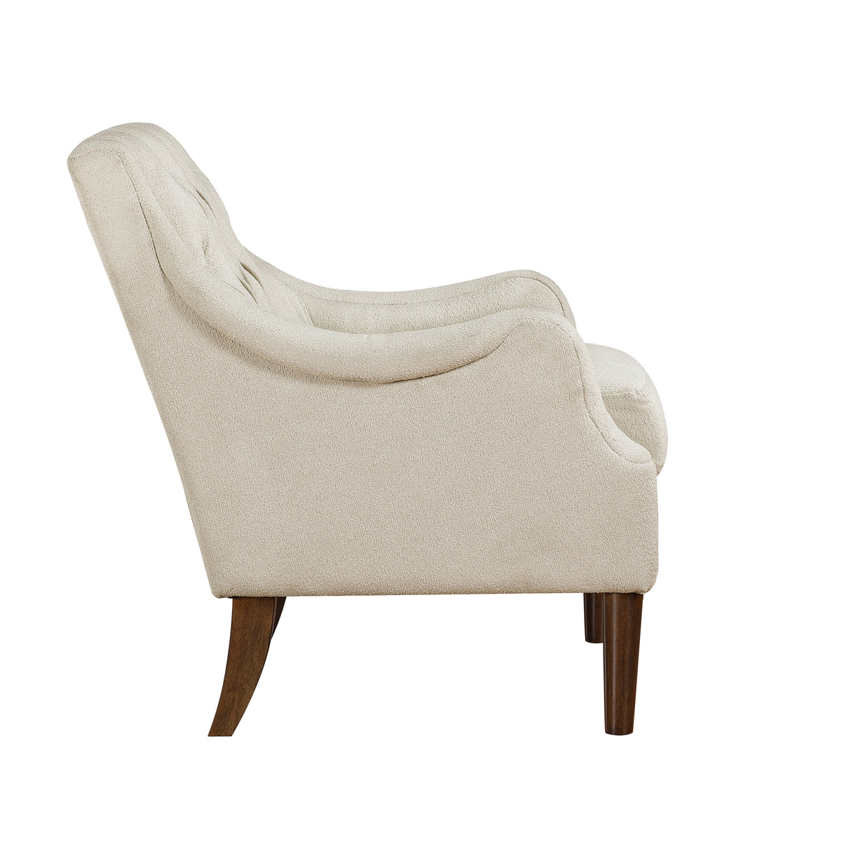 Stella Beige Boucle Accent Chair from Homelegance - Luna Furniture