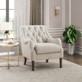 Stella Beige Boucle Accent Chair from Homelegance - Luna Furniture