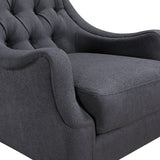 Stella Dark Gray Boucle Accent Chair from Homelegance - Luna Furniture