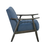 Greeley Blue Velvet Accent Chair from Homelegance - Luna Furniture