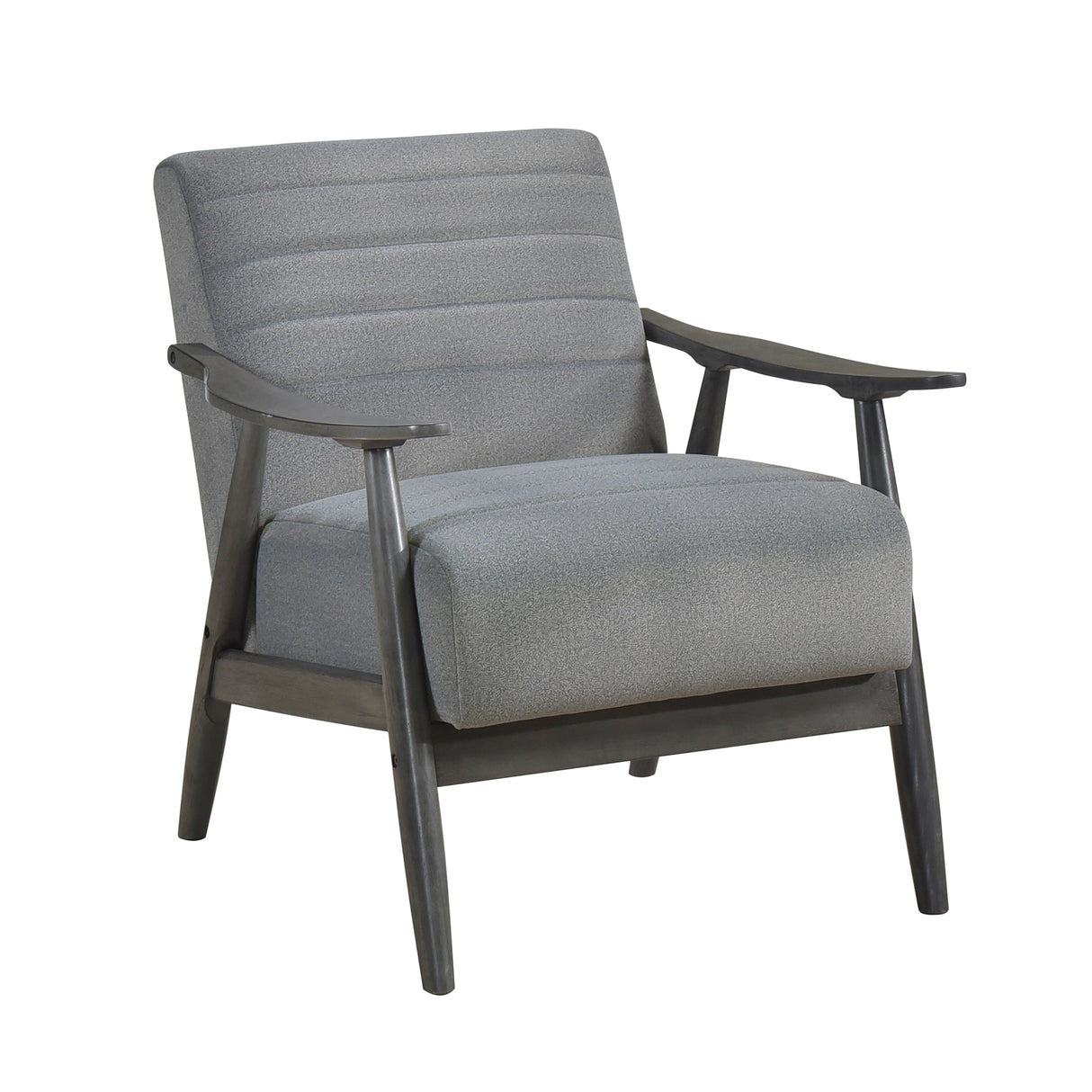 Greeley Gray Velvet Accent Chair from Homelegance - Luna Furniture