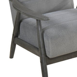 Greeley Gray Velvet Accent Chair from Homelegance - Luna Furniture