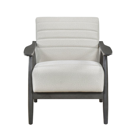 Greeley Pearl Velvet Accent Chair from Homelegance - Luna Furniture