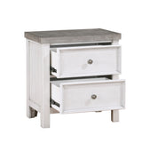 Ambrose Antique White/Gray Nightstand from Homelegance - Luna Furniture