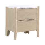 Matteo Light Oak Nightstand from Homelegance - Luna Furniture